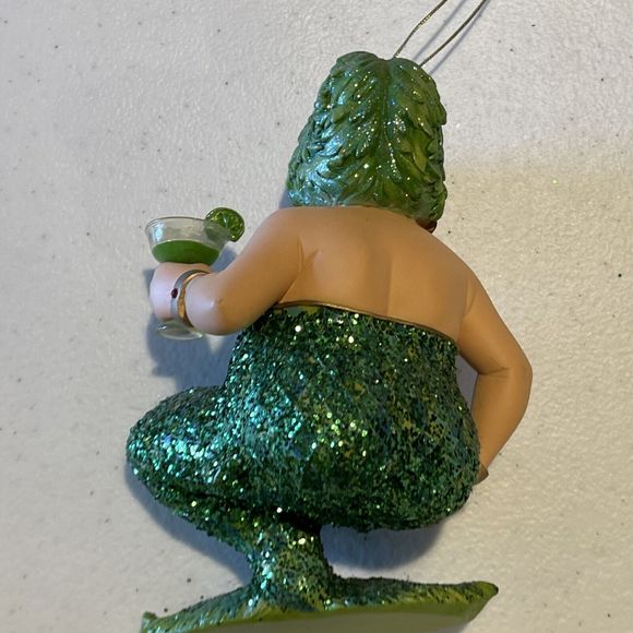 December Diamonds Mermaid Green Margarita #5520002 Sparkley Holiday Ornament - Picture 6 of 10